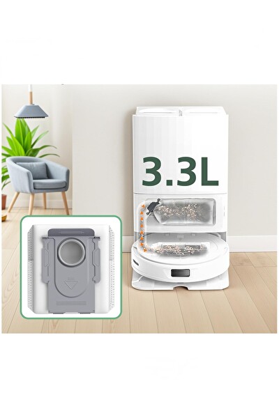 Rovexa Roborock S8 MaxV Ultra Uyumlu 2 Adet Toz Torbası
