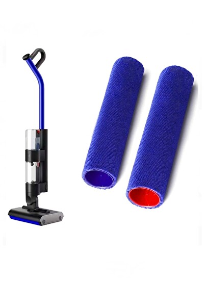 Rovexa Dyson Wash G1 Islak Kuru Şarjlı Dikey Süpürge Uyumlu Yer Temizlik Rulosu 1 Set