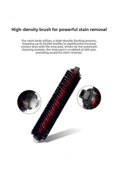 Rovexa Roborock S7 MaxV Ultra Uyumlu Çöp İstasyonu Mop Temizleme Fırçası 2 Adet