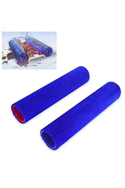 Rovexa Dyson Wash G1 Islak Kuru Şarjlı Dikey Süpürge Uyumlu Yer Temizlik Rulosu 2 Set