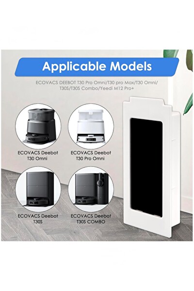 Rovexa Ecovacs Deebot T30 Pro Omni Robot Süpürge Uyumlu 5 Parça Set