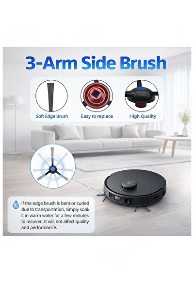 Rovexa Ecovacs Deebot T30 Pro Omni Robot Süpürge Uyumlu 5 Parça Set