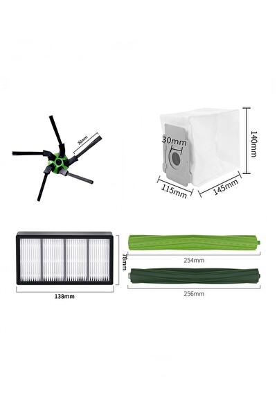 Rovexa iRobot Roomba S9 S9+ Uyumlu 7 Parça Set