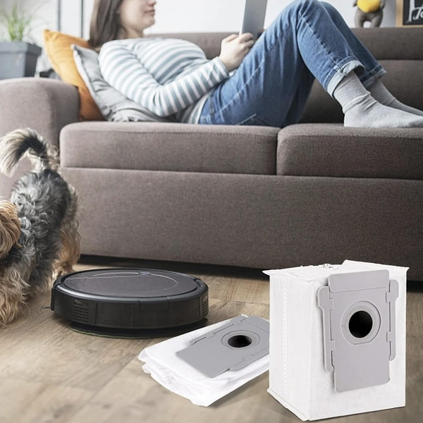 Mija Irobot I7 Plus ile Uyumlu Robot Süpürge Toz Torbası Seti 2 Adet