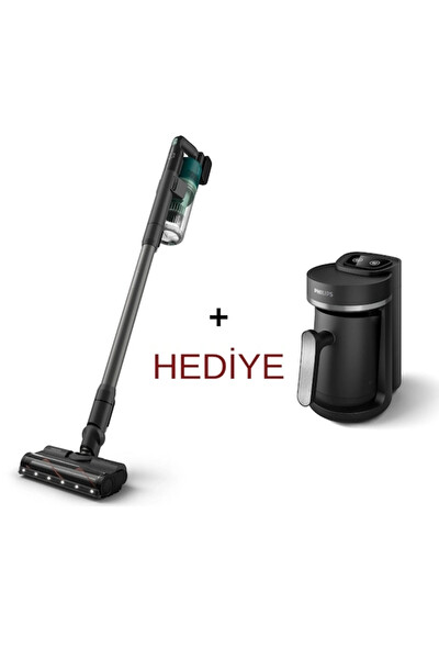 Philips Dikey Şarjlı Süpürge XC6456/10 ve Kahve Makinesi HDA150/61