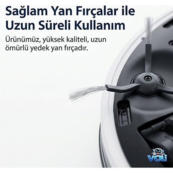 Mija Philips 7000 Serisi 7000/01 7100/01 Uyumlu Yedek Parça Seti Fırça Toz Torbası Mop Bezi