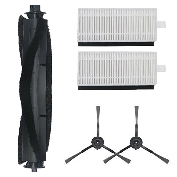 Mija Lydsto R1 Pro HD-STYTJ-W03 Uyumlu Yedek Set Ana Fırça Yan Fırça Hepa Filtre