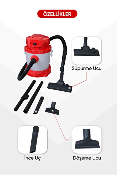 Rowira WD205E Power Islak Kuru Elektrikli Süpürge