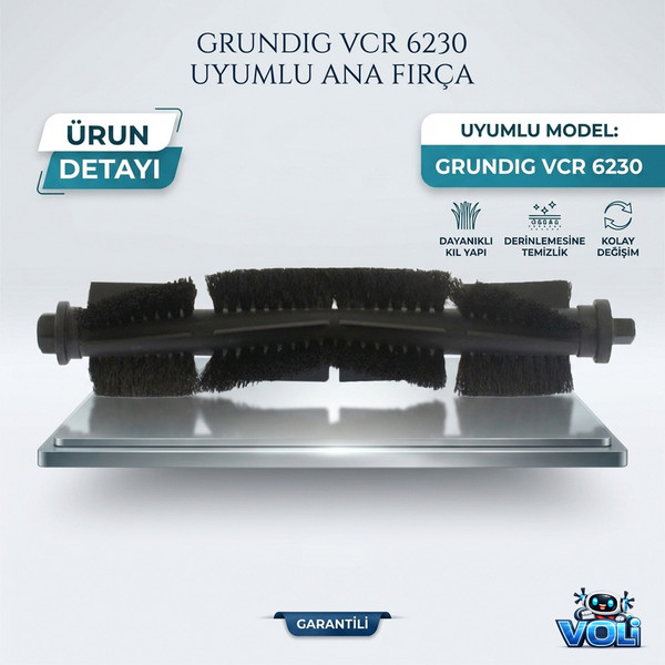 Mija Grindig VCR 6230 ve TCL Sweeva 6000 Uyumlu Ana Fırça