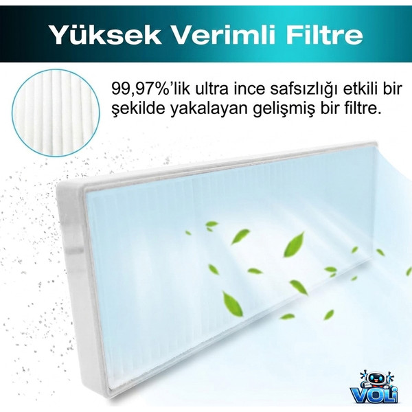 Mija Philips 7000 Serisi 7000/01 7100/01 Uyumlu Hepa Filtre 4 Adet