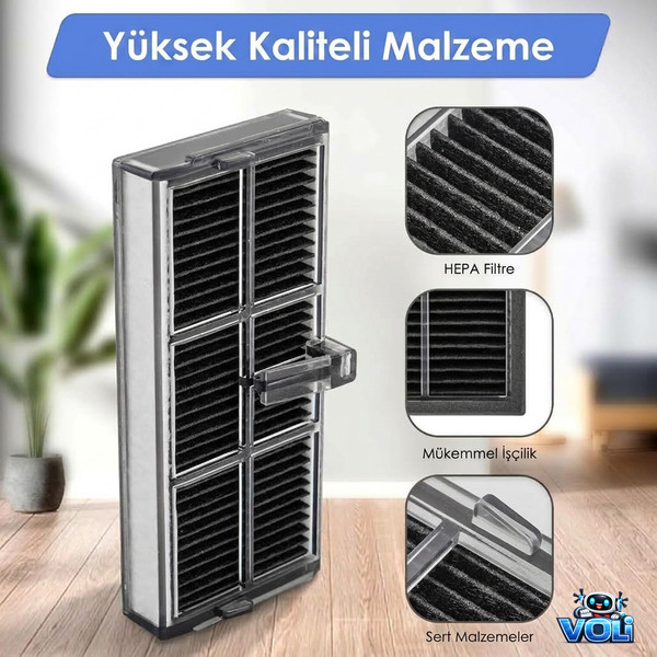 Mija Dreame X40 Ultra L40 Ultra Uyumlu Yedek 14 Parça Yedek Fırça Filtre Set