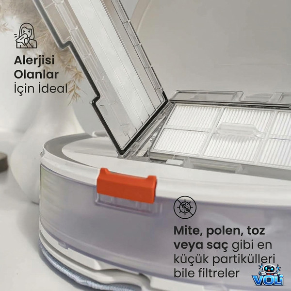 Mija Roborock S8 - S8 Plus - S8 Pro Ultra Uyumlu Avantajlı Paket Robot Süpürge Yedek Set