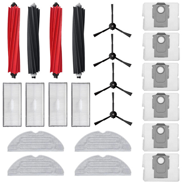 Mija Roborock S8 - S8 Plus - S8 Pro Ultra Uyumlu 20 Parça Yedek Set