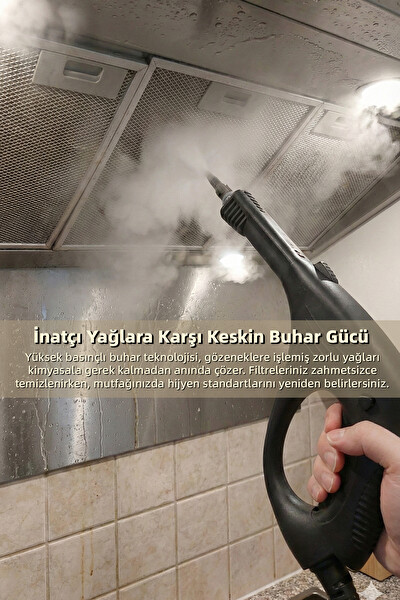 Premier PSC 228 Çok Fonksiyonlu Buharlı Temizlik Makinesi 1200ML