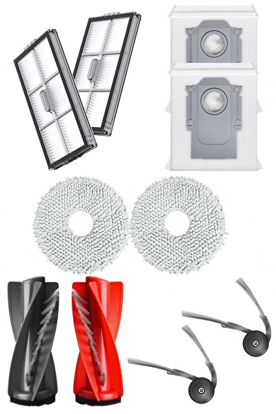 Rovexa Roborock S9 & S9+ Uyumlu 9 Parça Set