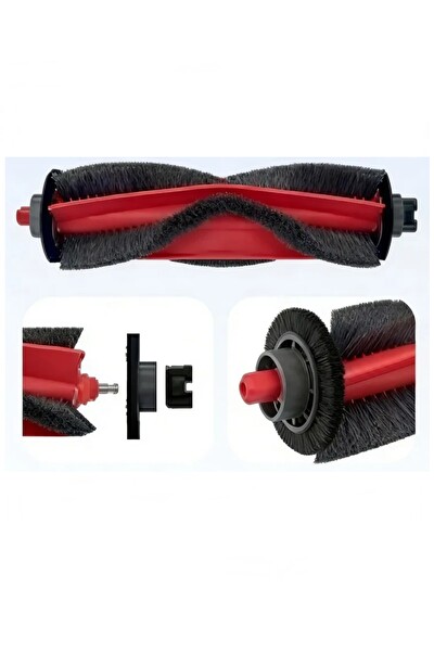 Rovexa Roborock Q7B & Q7T+ Uyumlu 1 Adet Ana Fırça 2 Adet Yan Fırça
