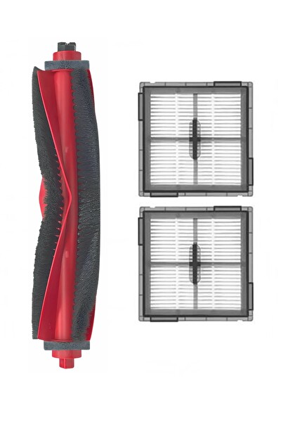 Rovexa Roborock Q10V & Q10V+ Uyumlu 1 Adet Ana Fırça 2 Adet Hepa Filtre