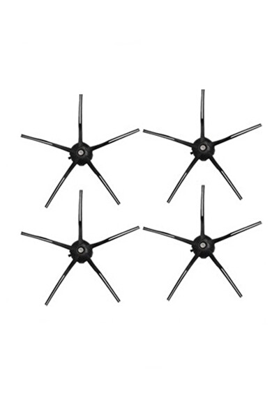 Rovexa Roborock G10 Uyumlu 4 Adet Siyah Yan Fırça