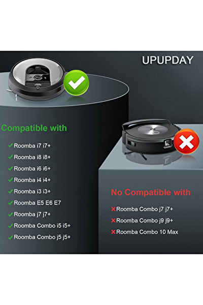 Rovexa iRobot Roomba i4 i4 + Uyumlu 4 Adet Yan Fırça