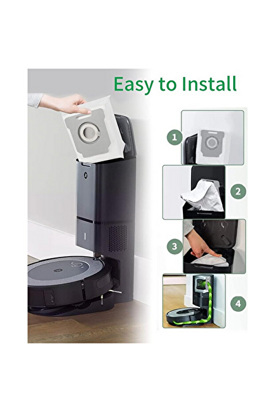 Rovexa iRobot Roomba E5 E6 E7 Uyumlu 6 Adet Toz Torbası