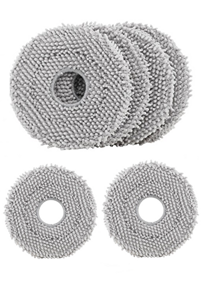 Rovexa Roborock QRevo C Uyumlu 6 Adet Mop Fiber Paspas