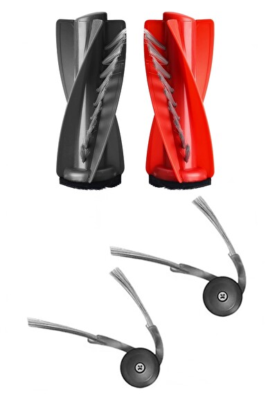 Rovexa Roborock QRevo Curv Uyumlu 1 Adet Ana Fırça 2 Adet Yan Fırça