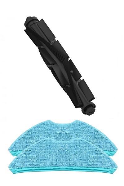 Rovexa Philips 2000 Serileri HomeRun Aqua ile Uyumlu 1 Adet Ana Fırça 2 Adet Mop Fiber Paspas
