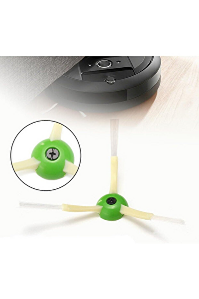 Rovexa iRobot Roomba i6 i6 + Uyumlu 2 Adet Yan Fırça 2 Adet Toz Torbası