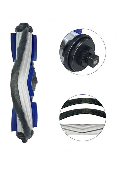 Rovexa Tefal RG7447 X-Plorer 60 Uyumlu 1 Adet Ana Fırça 4 Adet Mop Fiber Paspas