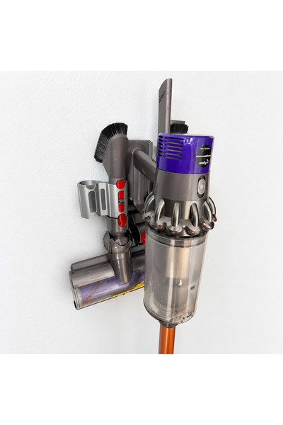 Piyatech V10 Uyumlu Duvar Askı Aparatı - Milwaukee Batarya Adaptörlü Süpürge ve Aksesuar Tutucu