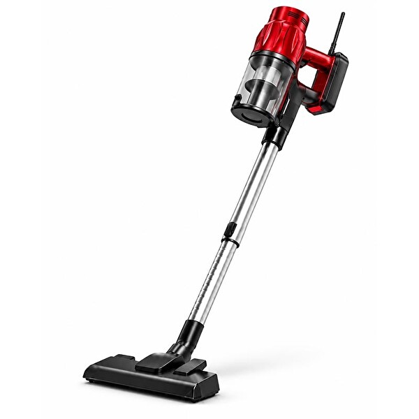 Aura New Star 500 W Hepa Filtreli 0.5 L Toz Hazneli Kablolu Dikey Süpürge Kırmızı