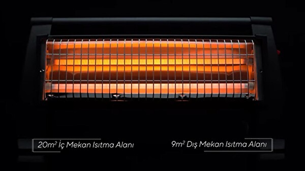 Kumtel KS-2819 Quartz 1200 W Isıtıcı Soba