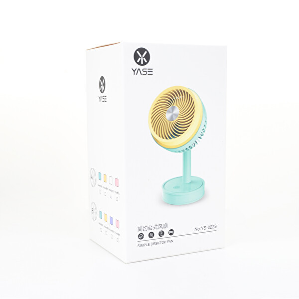 Winex Mini Taşınabilir Portatif Fan 3 Kademeli Pembe Vantilatör