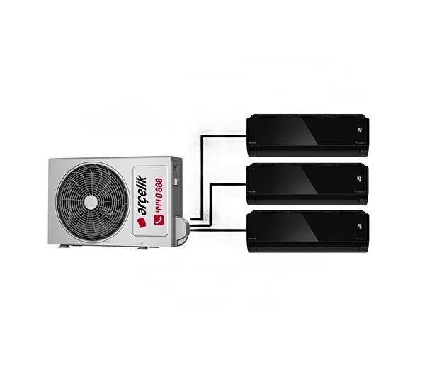 Arçelik Mirror Multi 3+1 24000 BTU 9+12+12 Duvar Tipi Inverter Klima