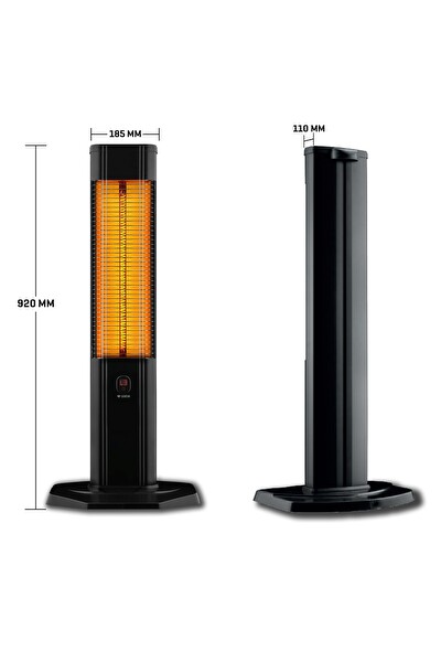 Luxeva LXV-2500-VR Kumandalı 2500 W Karbon Infrared Isıtıcı