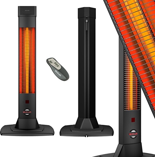 MirKraft Solaris 2000 W Gösterge Paneli ve Uzaktan Kumanda Özellikli Karbon Elektrikli Isıtıcı