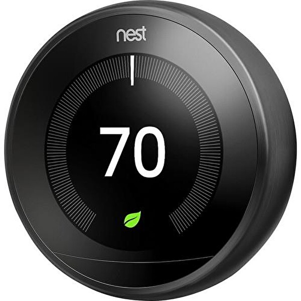 Google Nest Learning Siyah Thermostat
