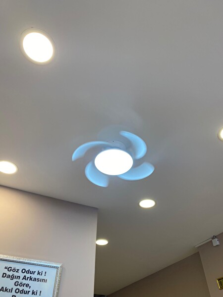 Orbus VL6 Motor DC 25W LED 45W 3000K-6500K Uzaktan Kumandalı Ledli Tavan Vantilatörü