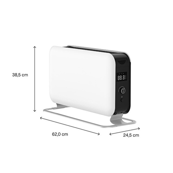 Mill Portatif 1500 W WiFi Bağlantılı Akıllı Isıtıcı