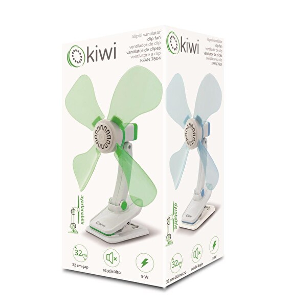 Kiwi KFAN 7604 Masaüstü Mini Vantilatör Yeşil