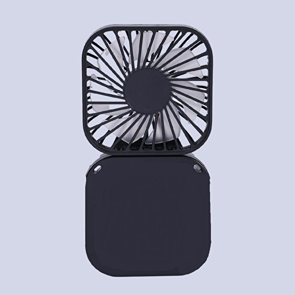 Torima F 05 Mini Fan Tutmalı Şarjlı 3 Kademeli Vantilatör Klima Soğutucu Fan Siyah