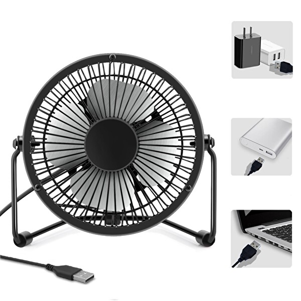 Hadron HDX7252 18 CM Metal Masaüstü USB Vantilatör