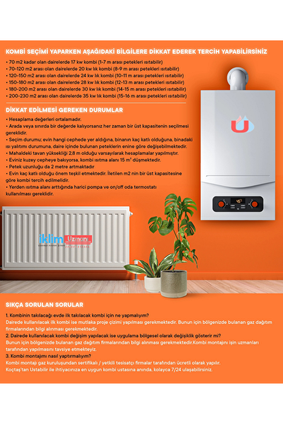 Ferroli Bluehelix Trio 24 kW Hermetik Yoğuşmalı Kombi