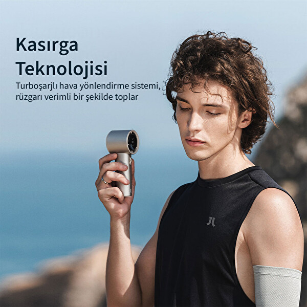 Jisu Life Handheld Fan Pro1 S Taşınabilir Akıllı El Fanı 5000 mAh