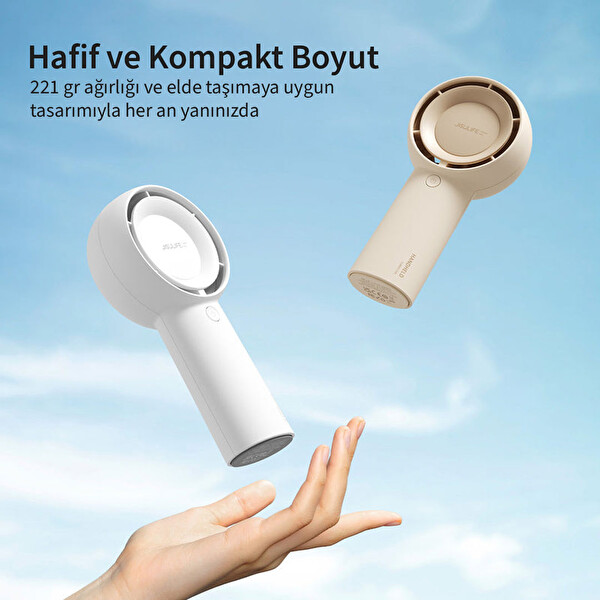 Jisu Life Handheld Fan Life5 Plus Taşınabilir El Fanı 4000 mAh