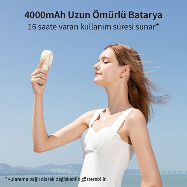 Jisu Life Handheld Fan Life5 Plus Taşınabilir El Fanı 4000 mAh