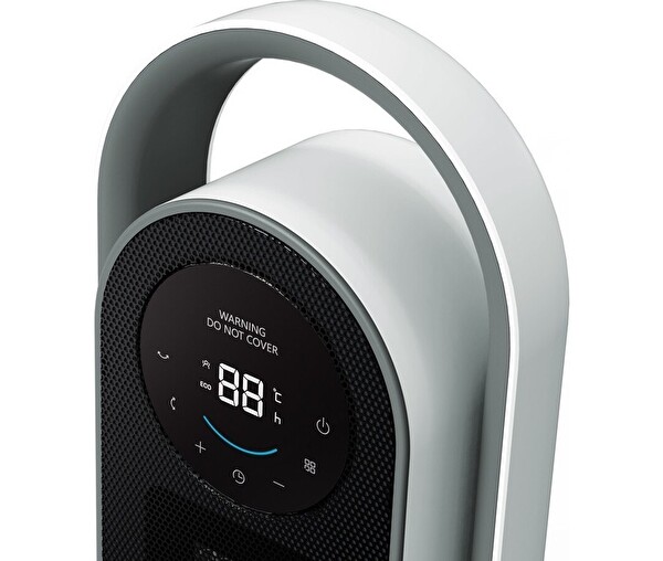 Purmed Kule Tipi Kumandalı Hareketli Seramik Fanlı Isıtıcı