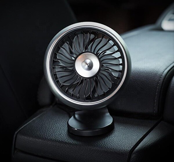 Valkyrie RGB Işıklı USB Araç Masa Fanı 12V 24V 3 Mod