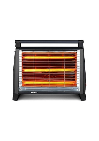 Kumtel LX-2832 1500 W Quartz Isıtıcı Siyah