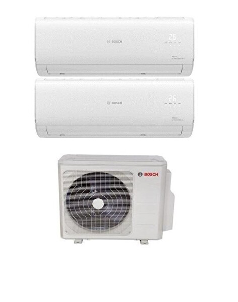 Bosch Multi Split 27000 Btu 1 Dış + 2 İç Ünite 9000 + 12000 Btu İnverter Klima
